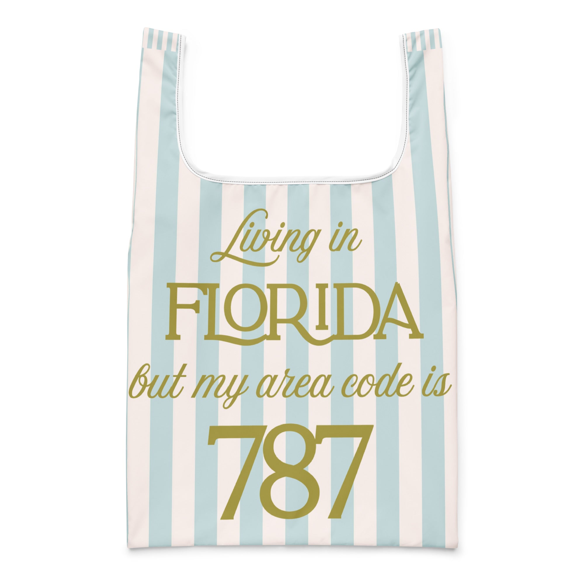 Living in Florida Shopping Tote Bag